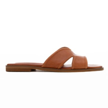ZADIG Σανδάλια flat slides δερμάτινα Ταμπά